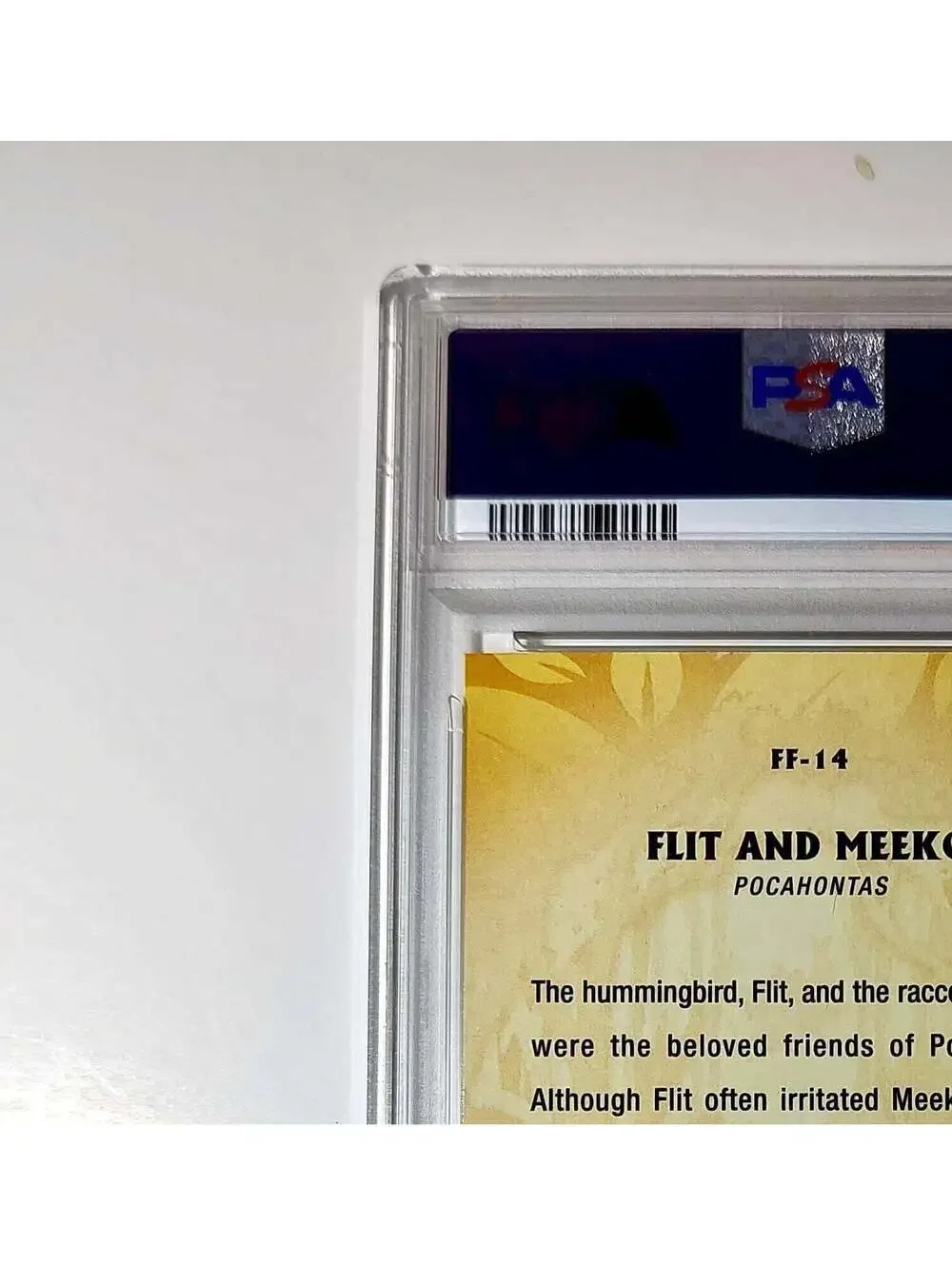 Flit and Meeko 2025 Topps Disney #FF-14 Furry Friends Card Pocahontas PSA 9 MT